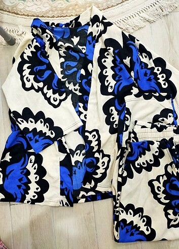 l Beden lacivert Renk Kimono takim