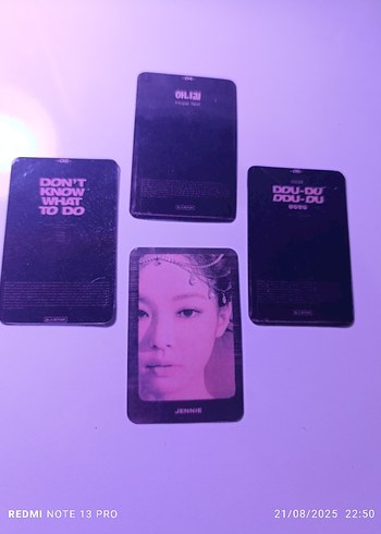 Beden Renk Blackpink fanmade photocard