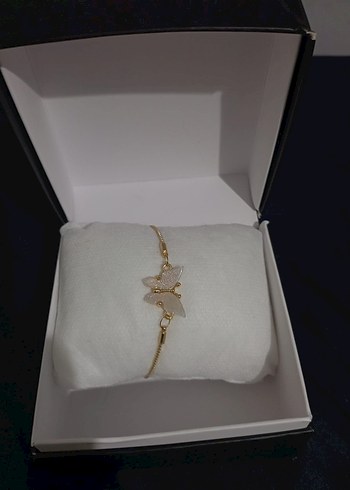 Altın Renkli Boncuklu Kadın Bileklik - Görsel 3