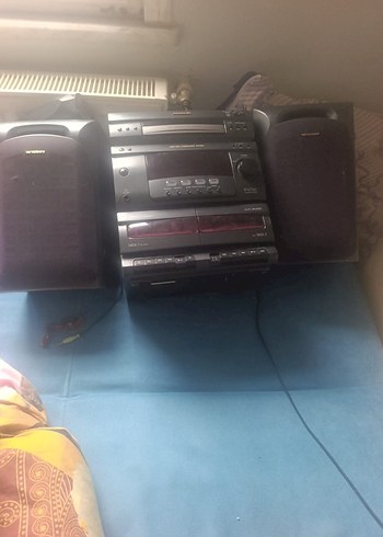 Siyah Mini Müzik Sistemi - Görsel 2