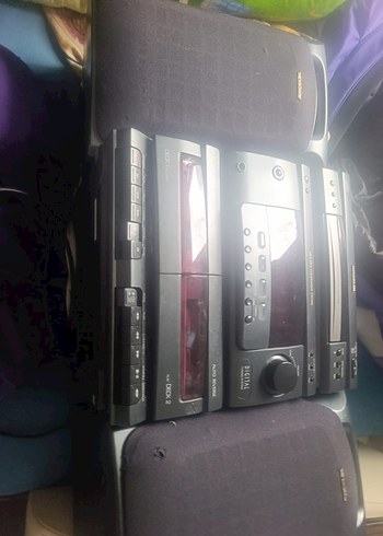 Siyah Mini Müzik Sistemi - Görsel 4