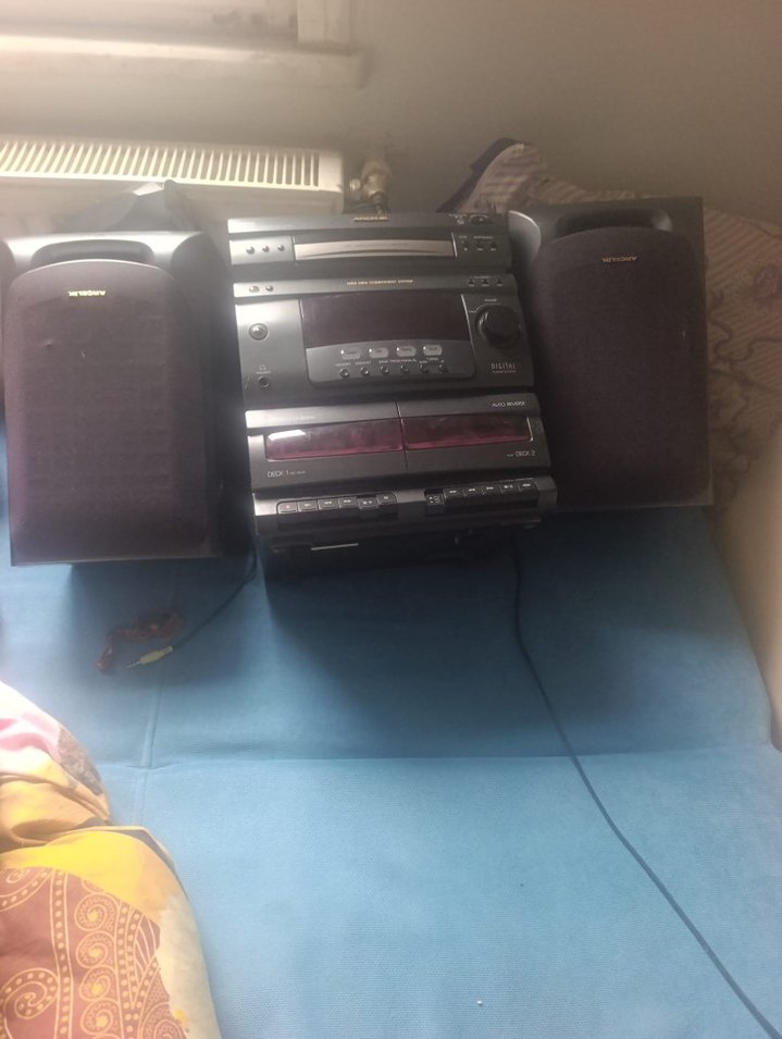 Siyah Mini Müzik Sistemi - Görsel 2