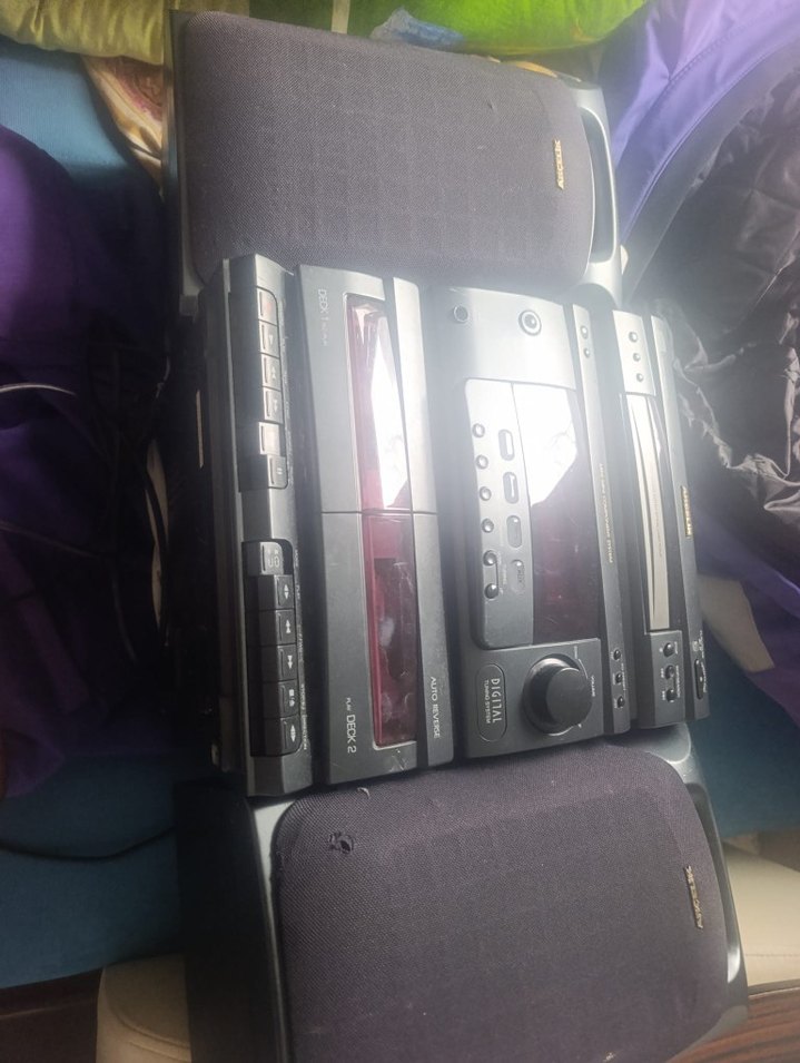 Siyah Mini Müzik Sistemi - Görsel 3