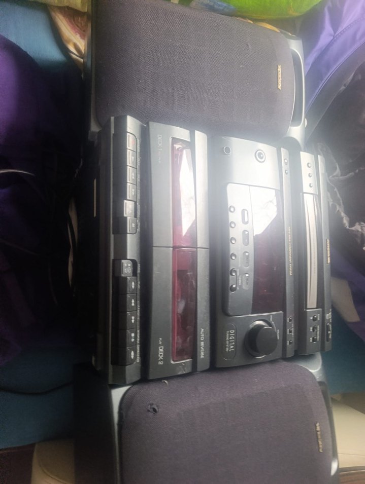 Siyah Mini Müzik Sistemi - Görsel 4