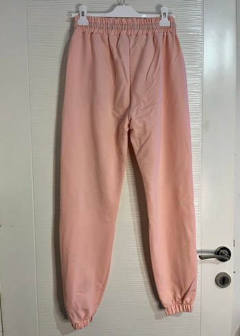 Kadın Pembe Rahat Kesim Sweatpant eşofman - Görsel 3