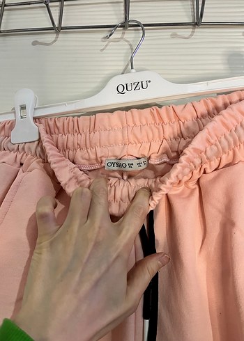 Kadın Pembe Rahat Kesim Sweatpant eşofman - Görsel 4