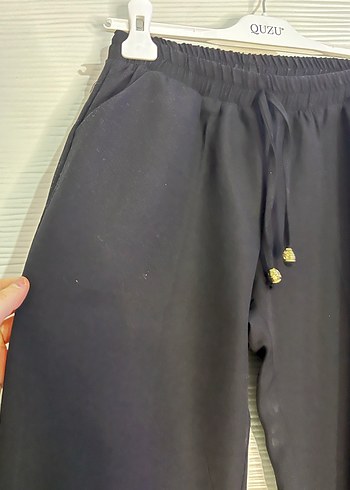 Siyah Kadın havuç Pantolon - Görsel 2