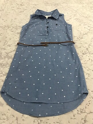 H&M 10 yaş gömlek elbise