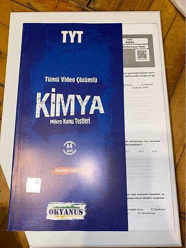 TYT kimya yaprak test