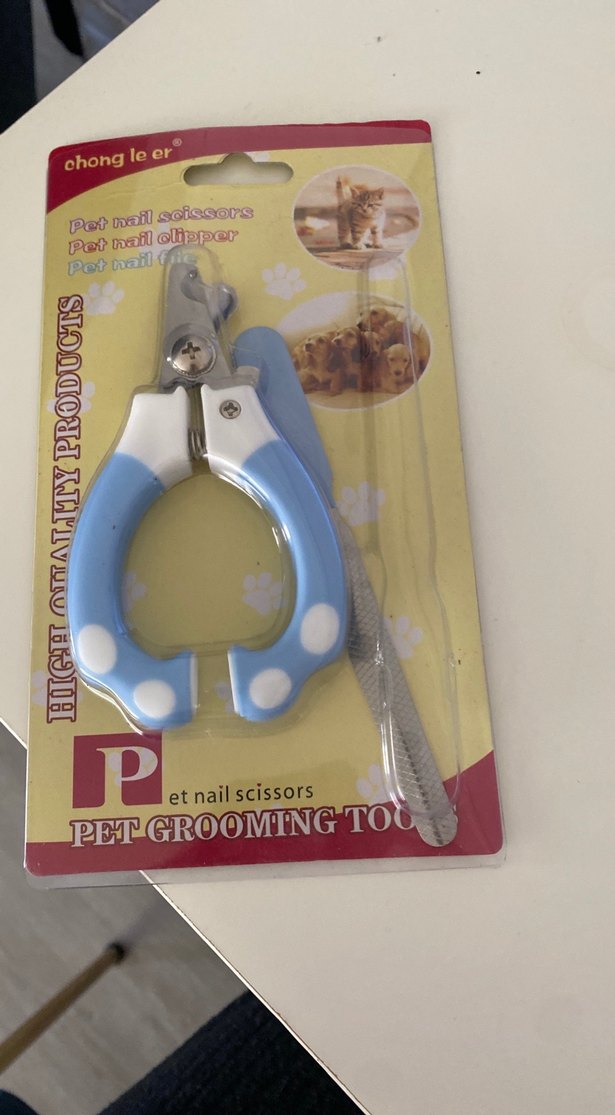 Renkli Kedi Tırnak Makası ve Temizleme Seti - Görsel 2