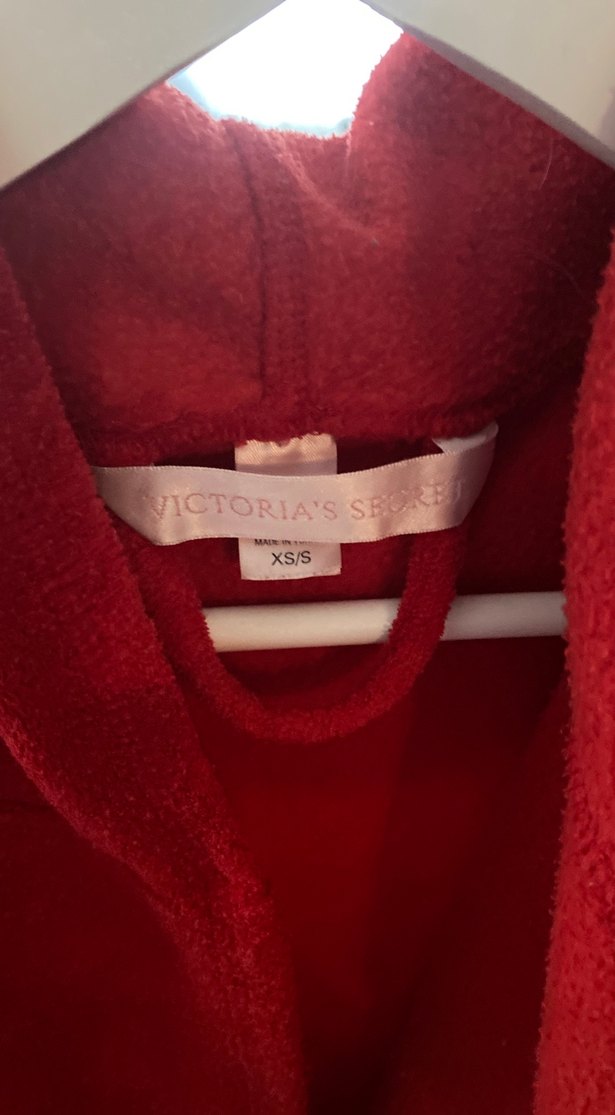 Bordo Kadın Midi Boy Salaş Sabahlık - Görsel 3