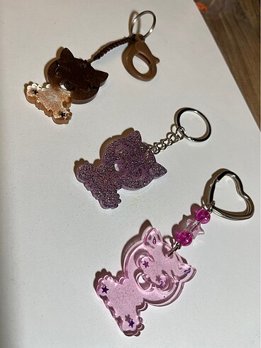 Kedi anahtarlıklar (adet fiyatı) - Görsel 3