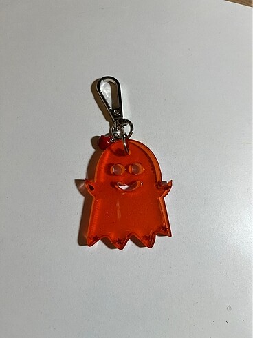 Kırmızı hayalet anahtarlık - Görsel 3