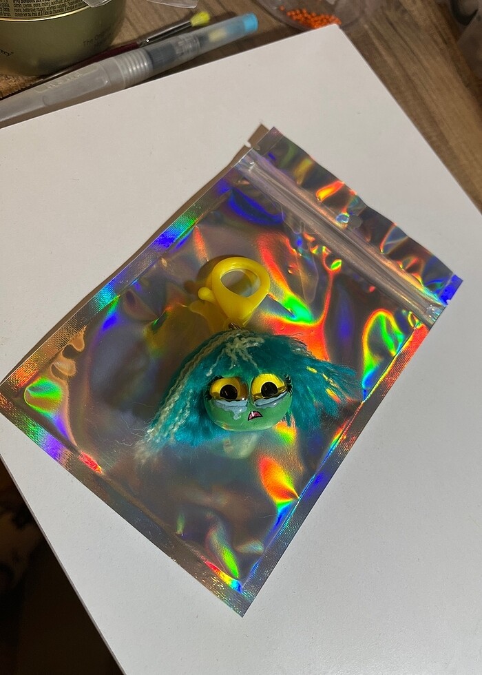 Küçük ucube çanta süsü - Görsel 4