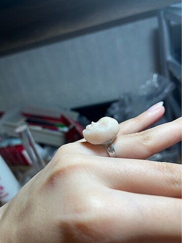 Yüz modeli yüzük (el yapımı) - Görsel 2