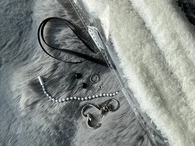 Pofuduk Anahtarlık Yapım Kiti DIY Kendin Yap Malzemeleri - Görsel 5