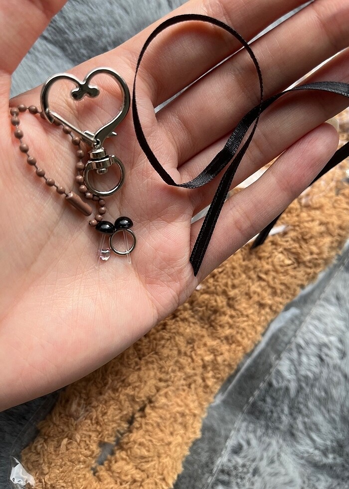 Pofuduk Anahtarlık Yapım Kiti DIY Kendin Yap Malzemeleri - Görsel 2