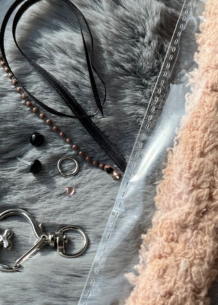 Pofuduk Anahtarlık Yapım Kiti DIY Kendin Yap Malzemeleri - Görsel 3