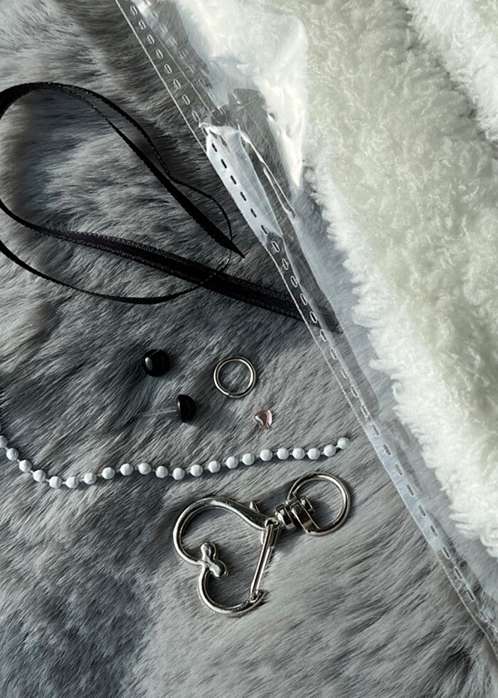 Pofuduk Anahtarlık Yapım Kiti DIY Kendin Yap Malzemeleri - Görsel 5