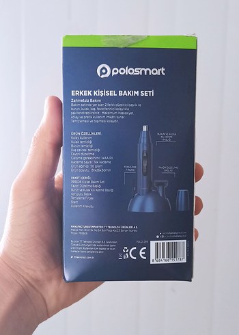 Diğer Polosmort Erkek Kişisel Bakım Seti Mavi
