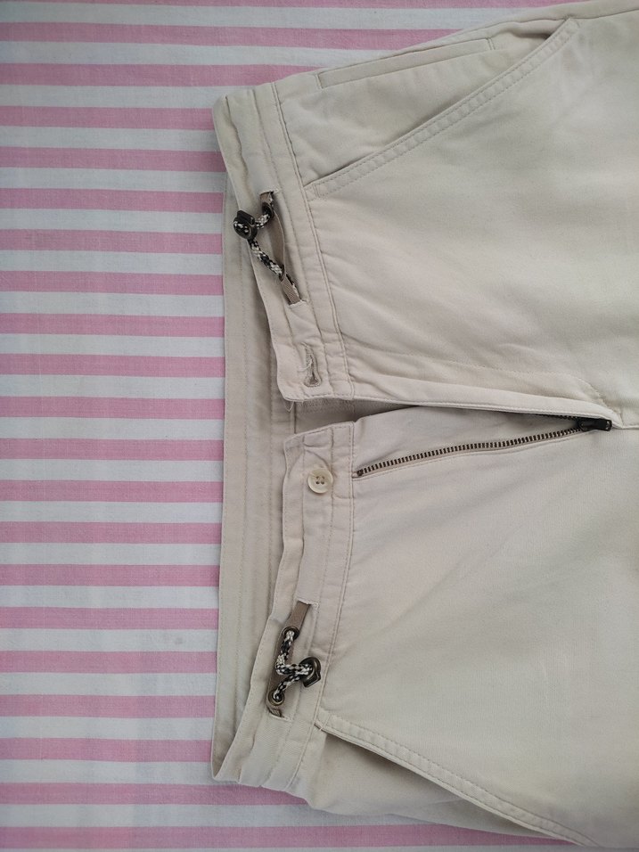 Bej Regular Fit Kadın Kumaş Pantolon - Görsel 4