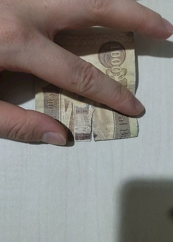 Beden 1000 Irak Dinarı Eski Banknot