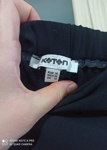 Siyah Salaş Uzun Kadın Kumaş Pantolon - Görsel 6