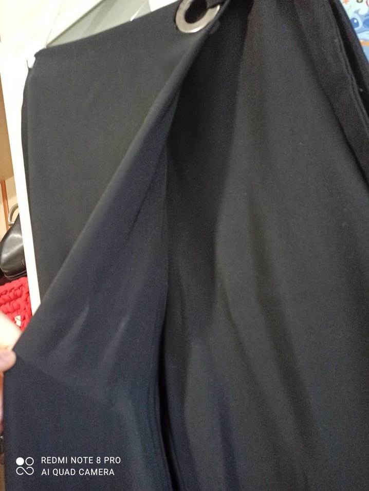 Siyah Salaş Uzun Kadın Kumaş Pantolon - Görsel 3