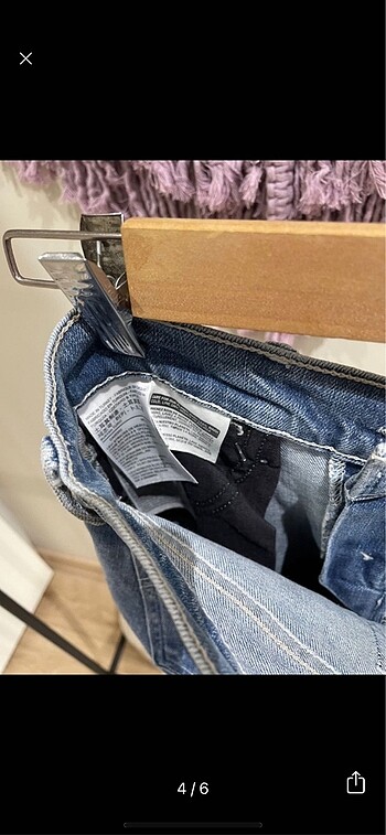 26 Beden mavi Renk Orjinal levis