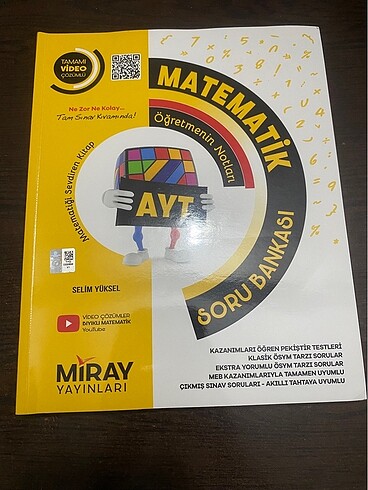 Miray yayınları ayt matematik soru bankası