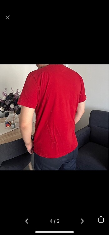 xl Beden kırmızı Renk Tommy hilfiger tişört