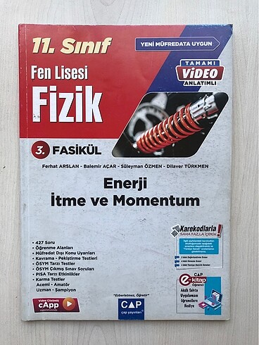 FİZİK ENERJİ MOMENTUM