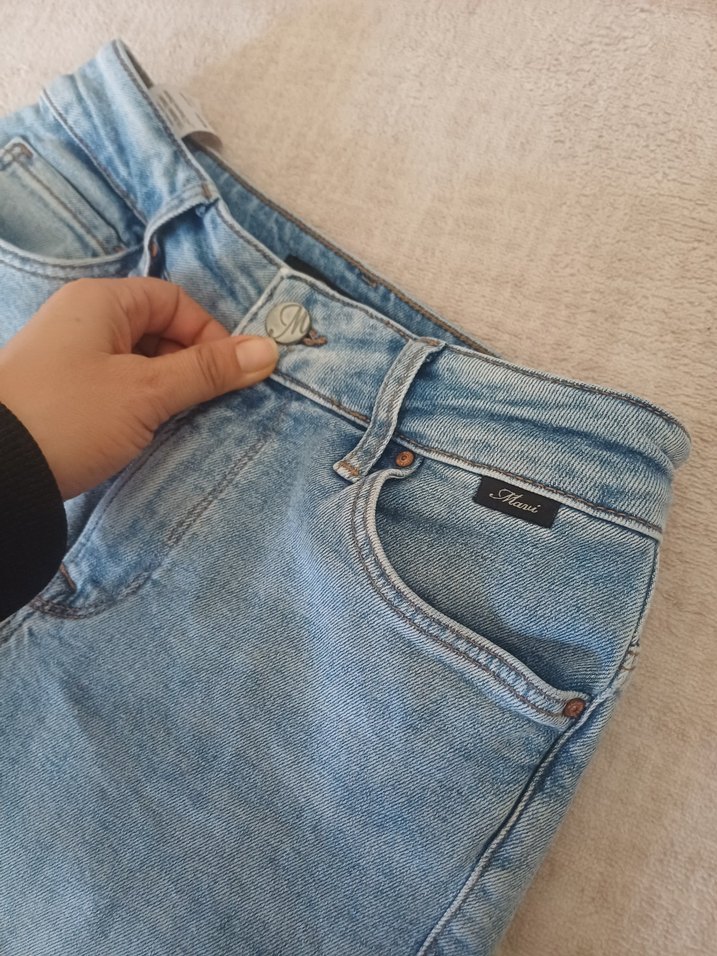 Mavi Kadın Normal Boy Denim Pantolon - Görsel 2
