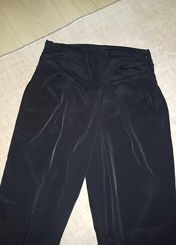 Zara bel detaylı saten pantolon - Görsel 2