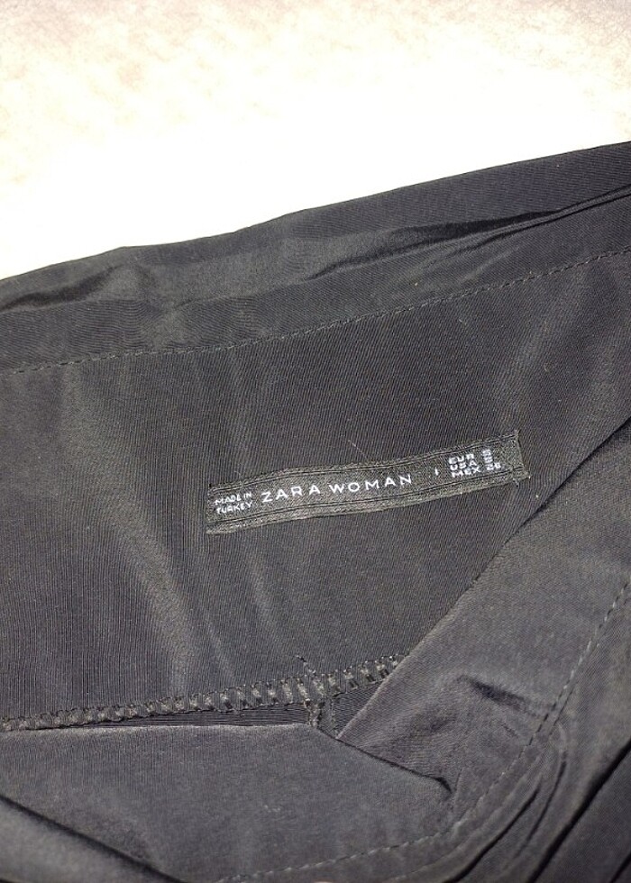 Zara bel detaylı saten pantolon - Görsel 4