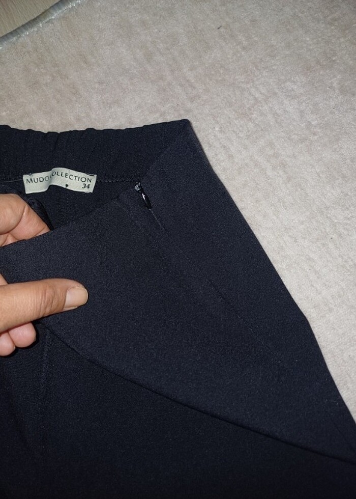 Moda yırtmaç detaylı pantolon - Görsel 3