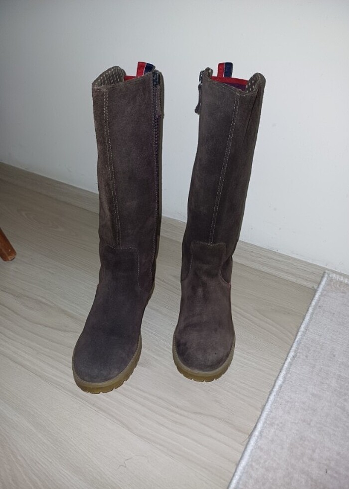 Tommy süet orjinal süet bot - Görsel 3