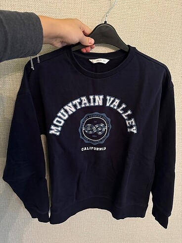11-12 Yaş Beden lacivert Renk Mango 11-12 Yaş Sweatshirt