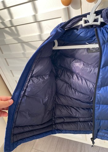 Erkek Çocuk Lacivert Kapüşonlu Mont - Görsel 3