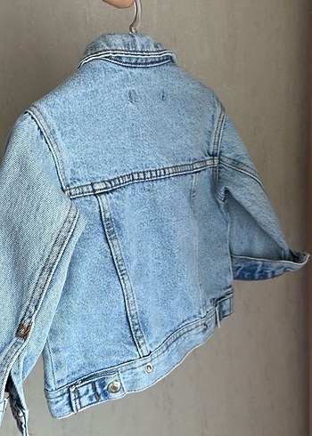 Erkek Çocuk Pastel Mavi Denim Ceket - Görsel 4
