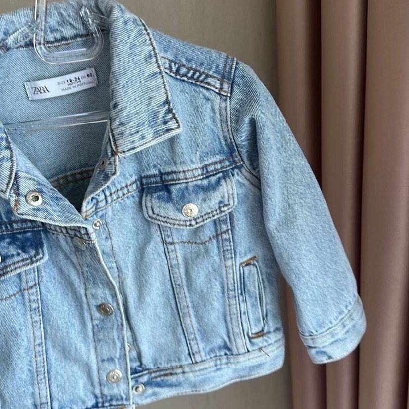 Erkek Çocuk Pastel Mavi Denim Ceket - Görsel 3