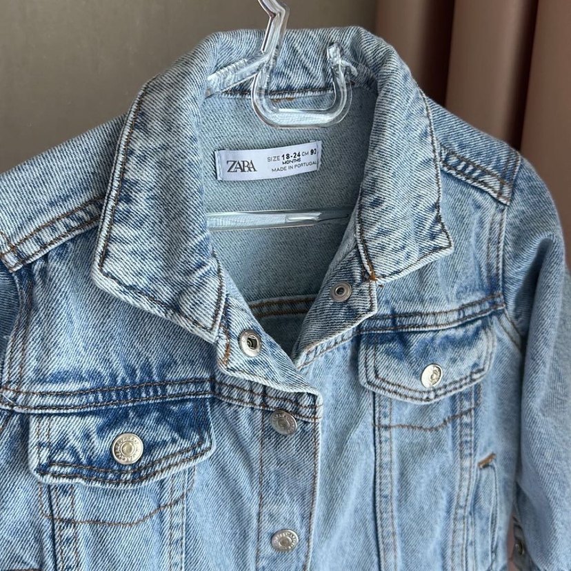 Erkek Çocuk Pastel Mavi Denim Ceket - Görsel 2