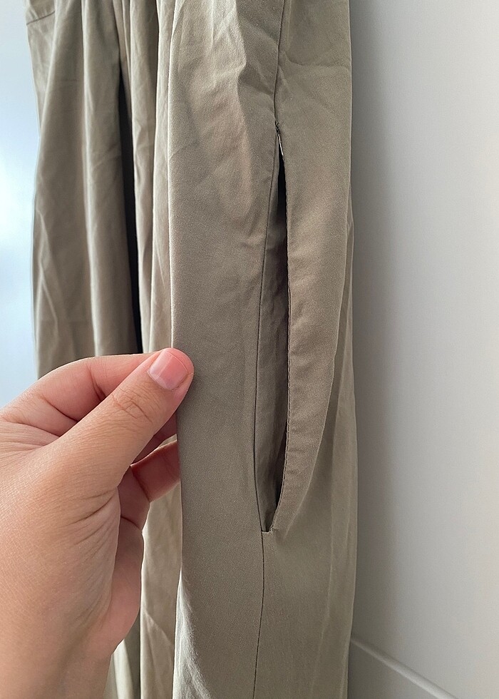 Kadın kare yaka düz elbise - Görsel 4