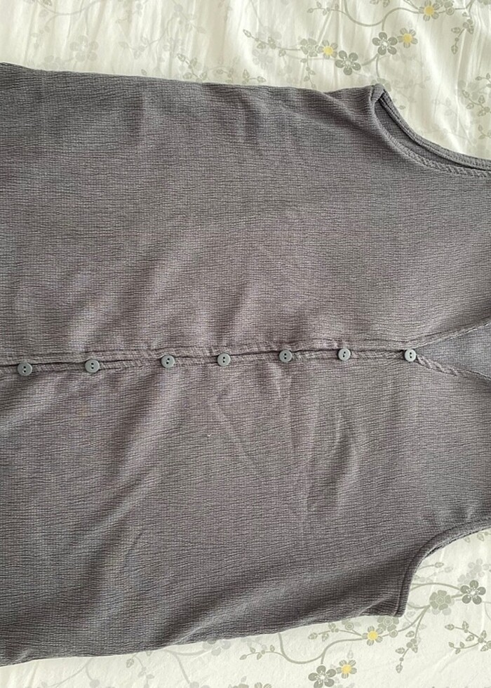 Kadın polo yaka düz bluz - Görsel 4