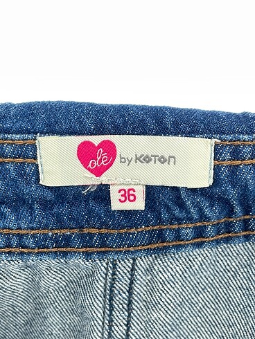 36 Beden lacivert Renk Koton Kısa Salopet %70 İndirimli.