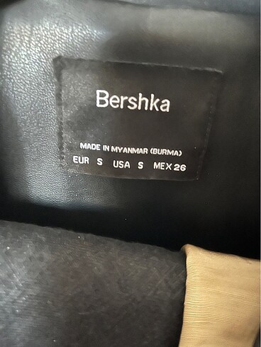 Bershka Bershka deri ceket