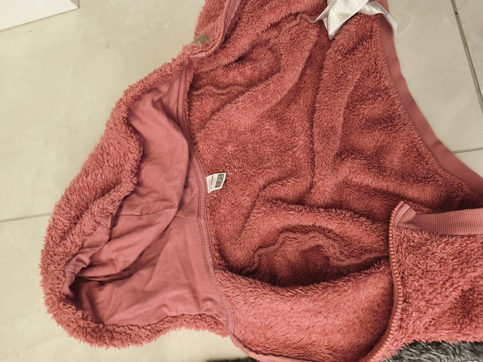 Peluş Kapüşonlu Pembe Kız Bebek Tulumu - Görsel 2