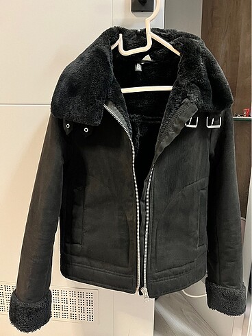 H&M kürklü mont ceket