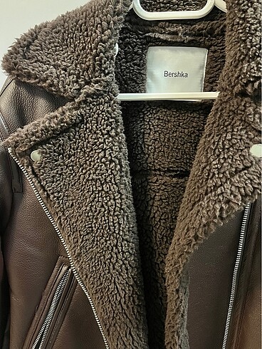 Bershka Bershka içi kürklü ceket mont