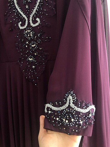 Tesettür abiye elbise - Görsel 12